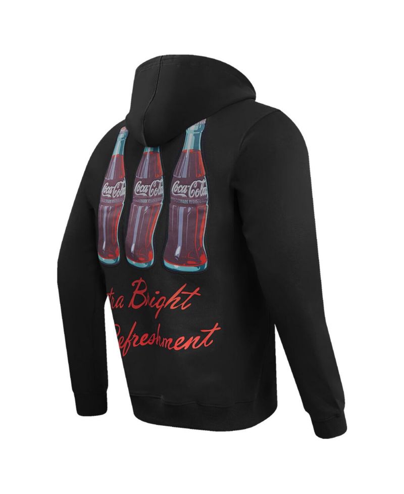 Men's Black Coca-Cola Have A Coke Here Pullover Hoodie
