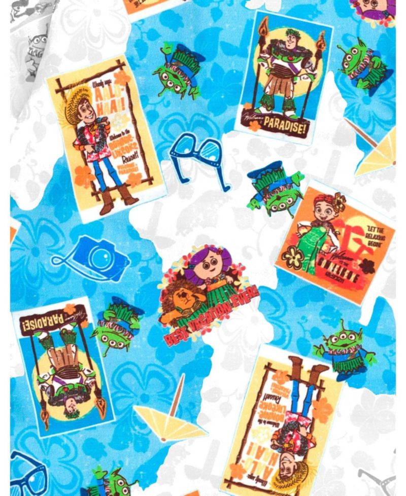 Toy Story Toddler Boy's (2T-5T) Short Sleeve Button-Down Shirt