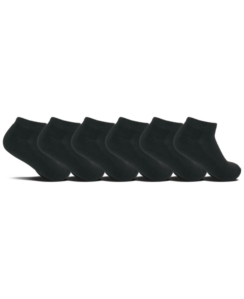 Women's No-Show Athletic Cotton-Blend, 6-Pack from Finish Line Socks