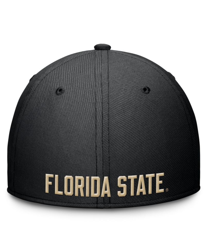 Men's Black Florida State Seminoles Rise Swoosh Dri-FIT Flex Hat