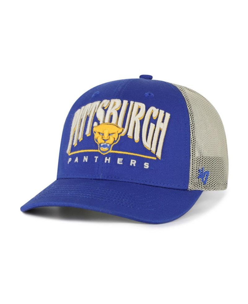 Men's Royal Pitt Panthers Arid Adjustable Trucker Hat