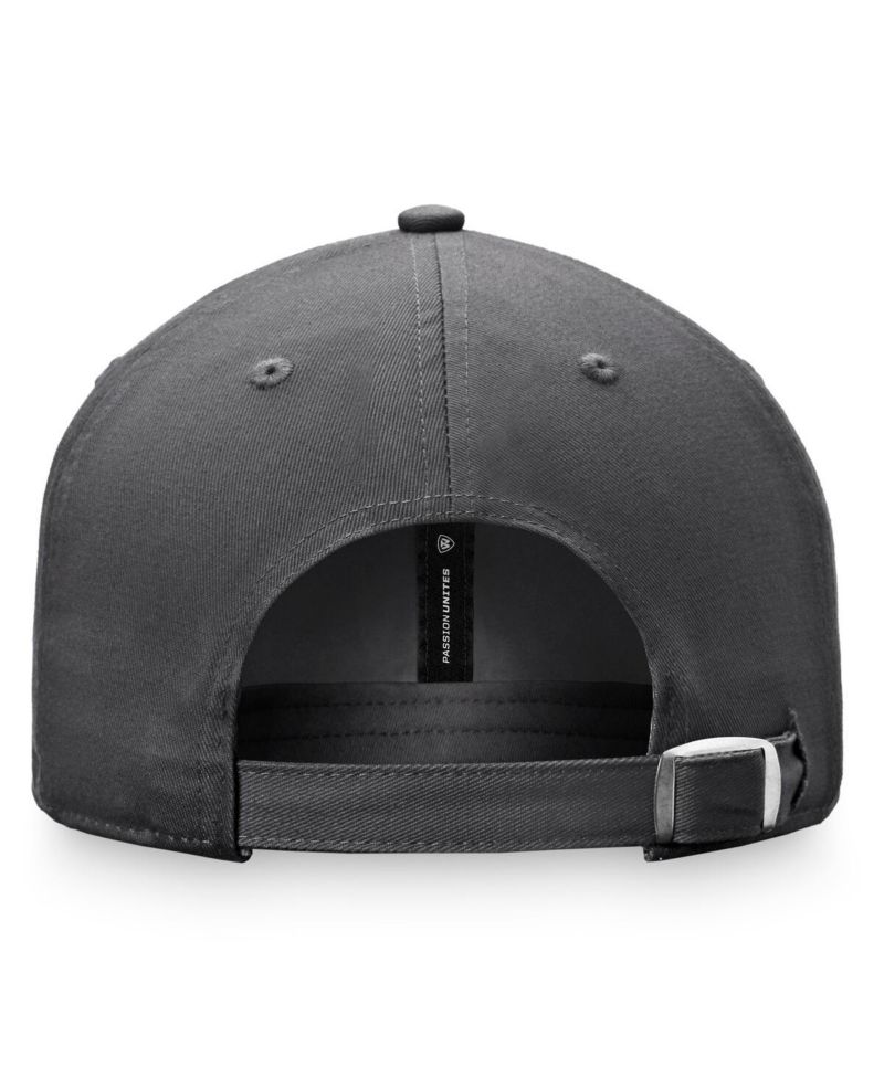 Men's Charcoal Auburn Tigers Slice Adjustable Hat