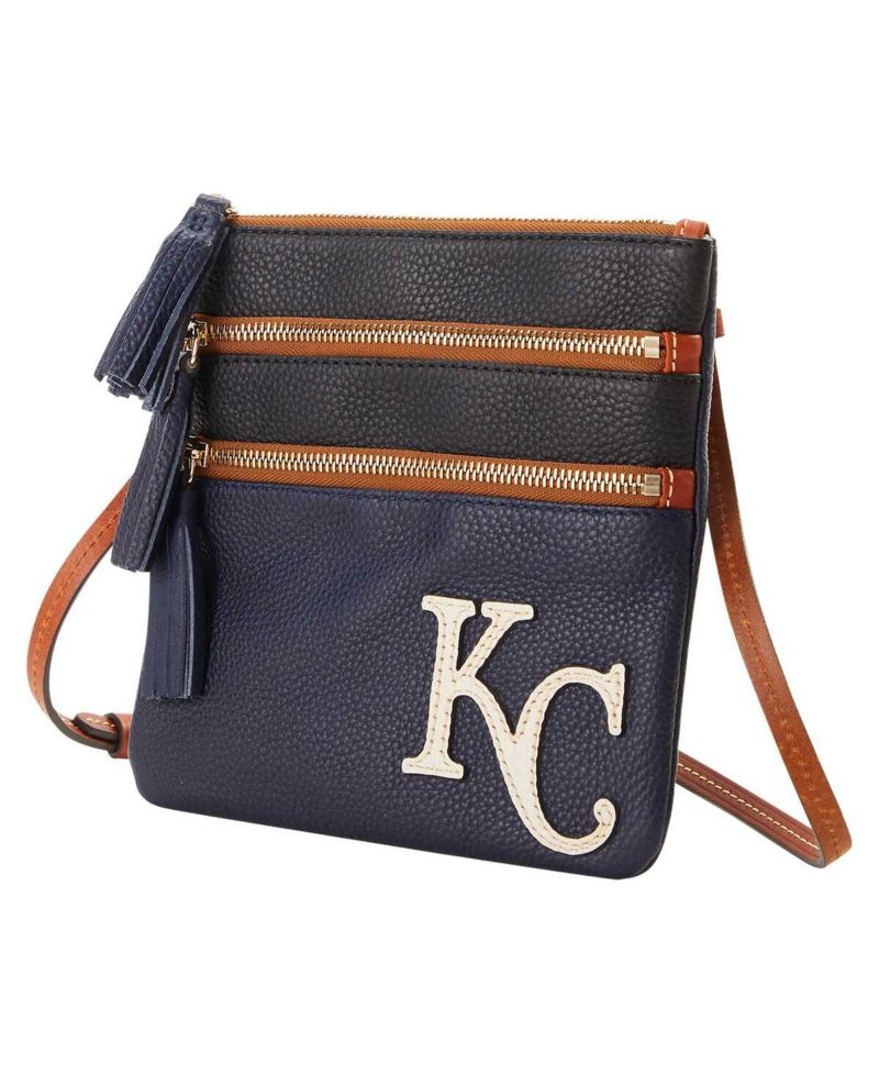 Kansas City Royals Infield Triple Zip Crossbody Purse