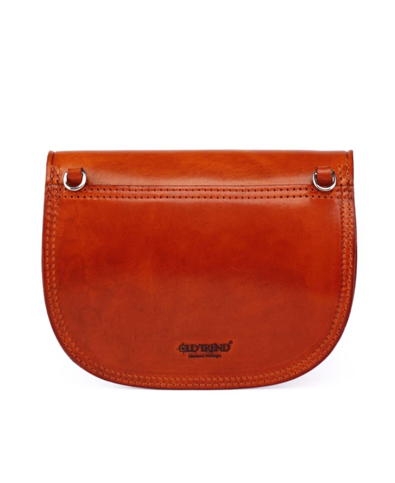 Women's Genuine Leather Garden Peony Crossbody