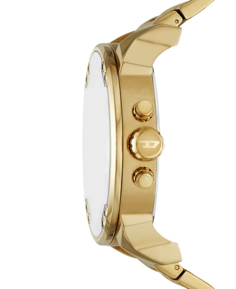 Men's Mr. Daddy 2.0 Quartz Gold-Tone Stainless Steel Watch 57mm