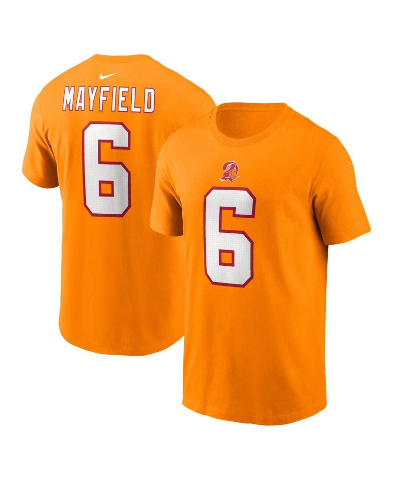 Men's Baker Mayfield Orange Tampa Bay Buccaneers Player Name & Number T-Shirt