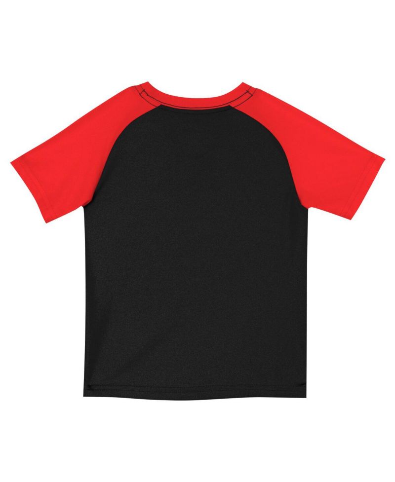 Little Boys and Girls 2-Piece Black/Red Chicago White Sox 2025 City Connect T-Shirt and Shorts Set