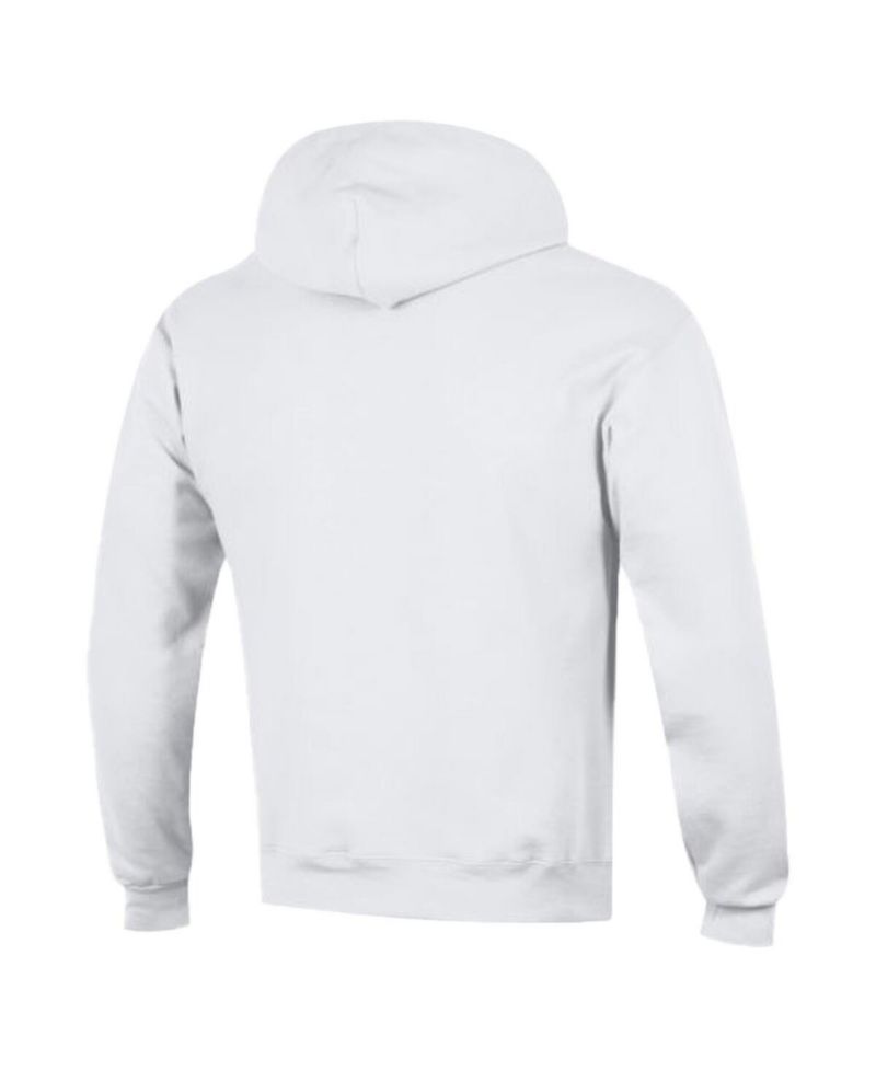 Men's White Tennessee Titans Powerblend Arch over Logo Hoodie