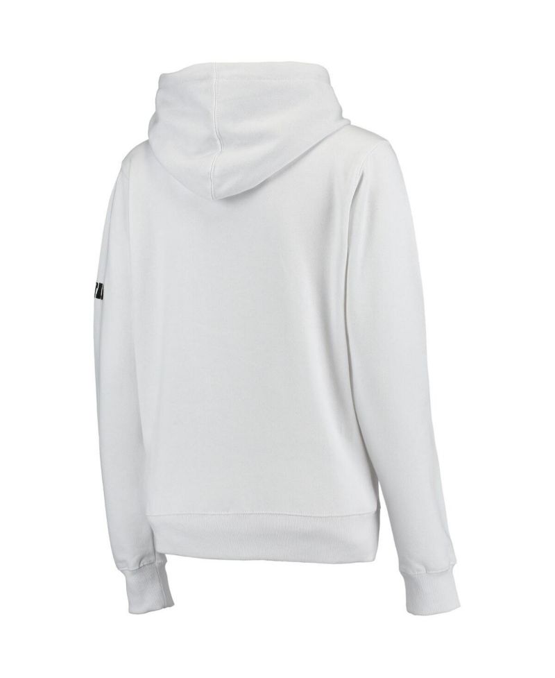 Women's White Michigan State Spartans Big Logo Pullover Sweatshirt