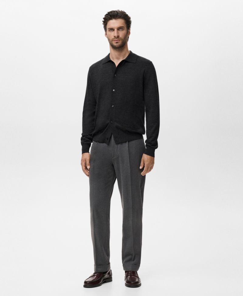 Men's Merino Wool Cardigan