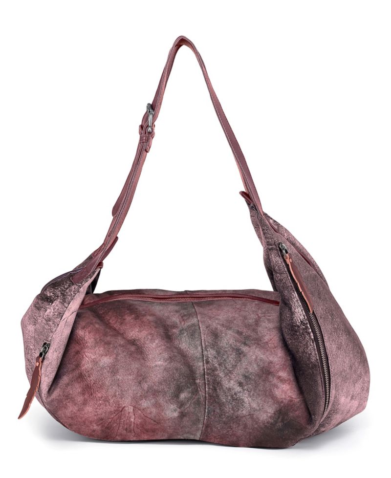 Dorado Extra-Large Lamb Leather Convertible Hobo Backpack