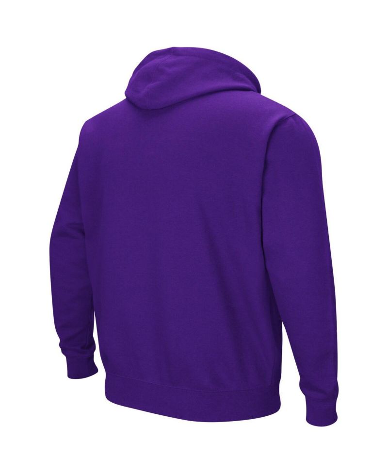 Men's Purple Tennessee Tech Golden Eagles Arch & Logo Pullover Hoodie
