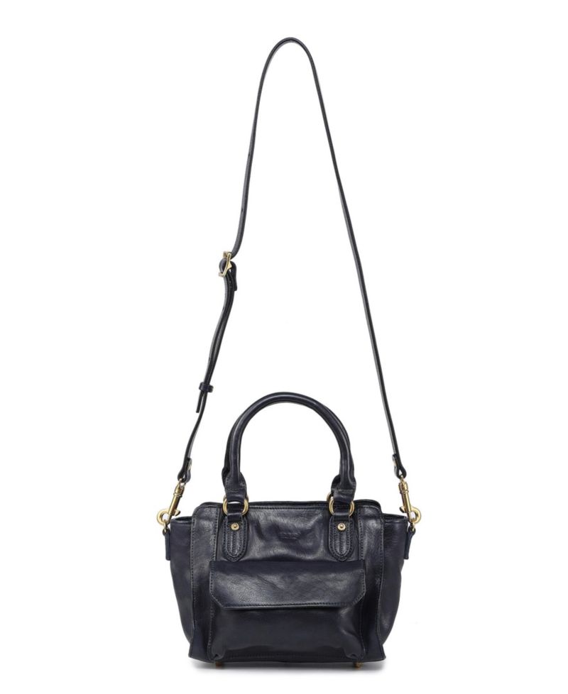 Pansy Small Leather Satchel Bag
