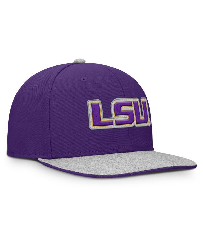 Men's Purple LSU Tigers Loden Snapback Hat