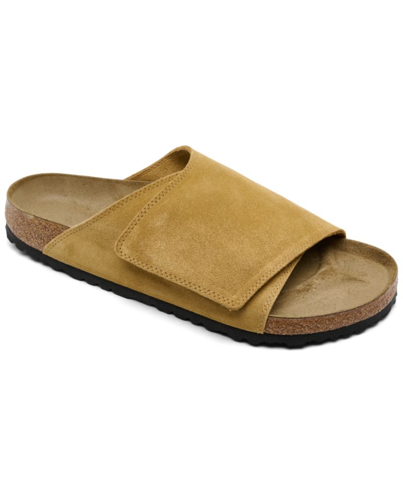 Men's Solana Suede Leather Slide Sandals from Finish Line