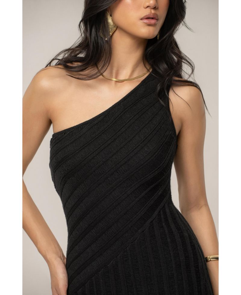 Women's Fringe Knit Maxi Dress