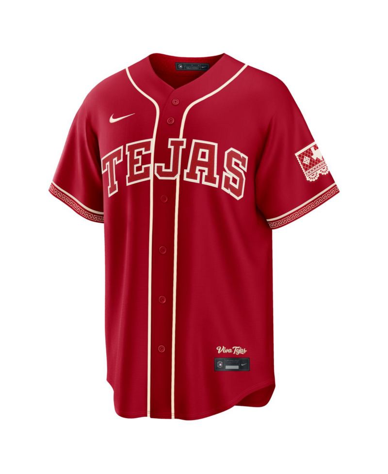 Men's Red Texas Rangers 2026 City Connect Stadium Jersey