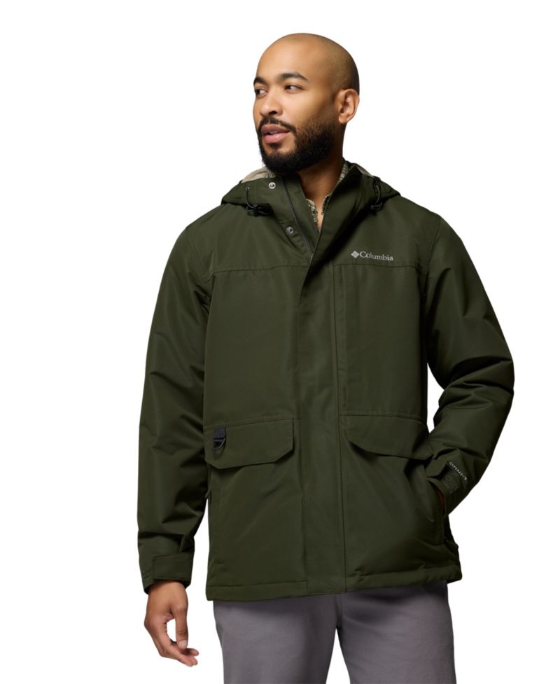 Men's Landroamer Fleece-Lined Waterproof Hooded Jacket