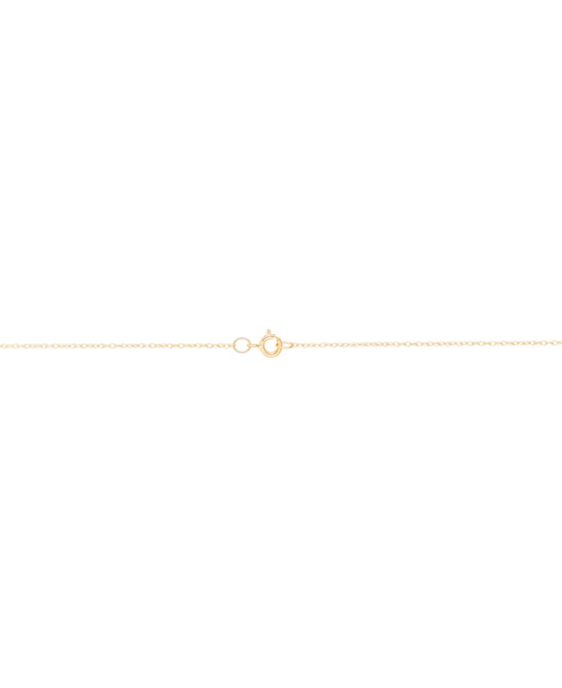 Onyx Square 18" Pendant Necklace in 14k Gold