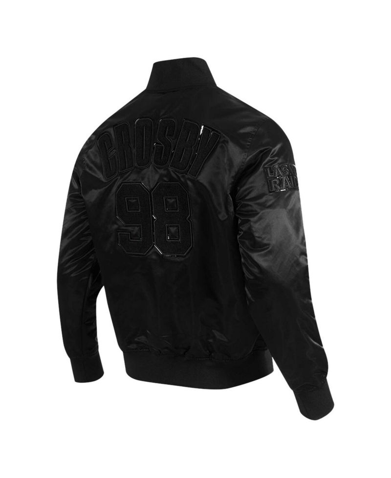Men's Maxx Crosby Black Las Vegas Raiders Player Full-Snap Jacket