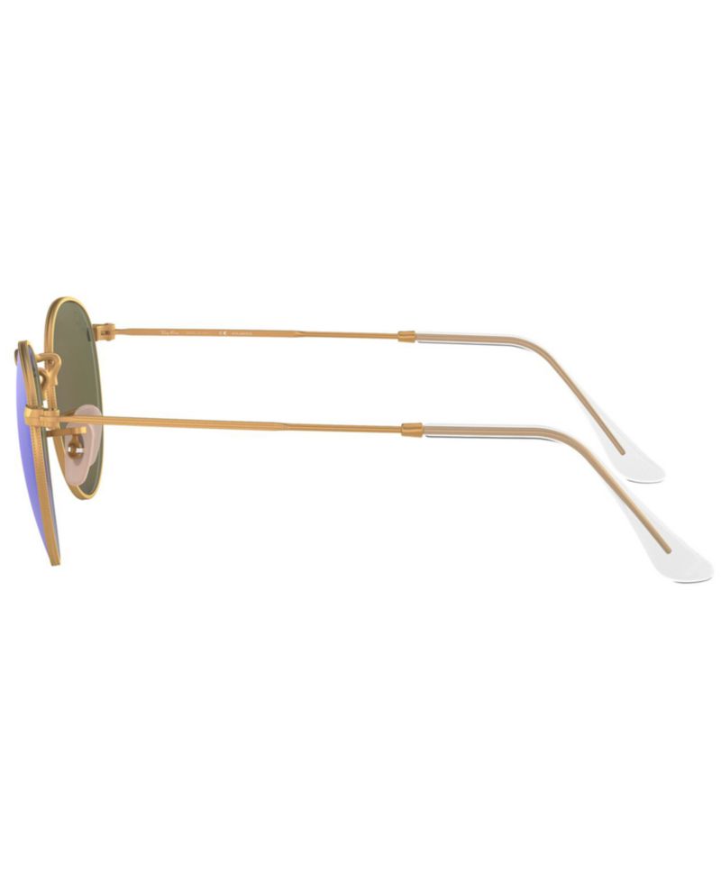 Polarized Sunglasses, RB3447 ROUND FLASH LENSES