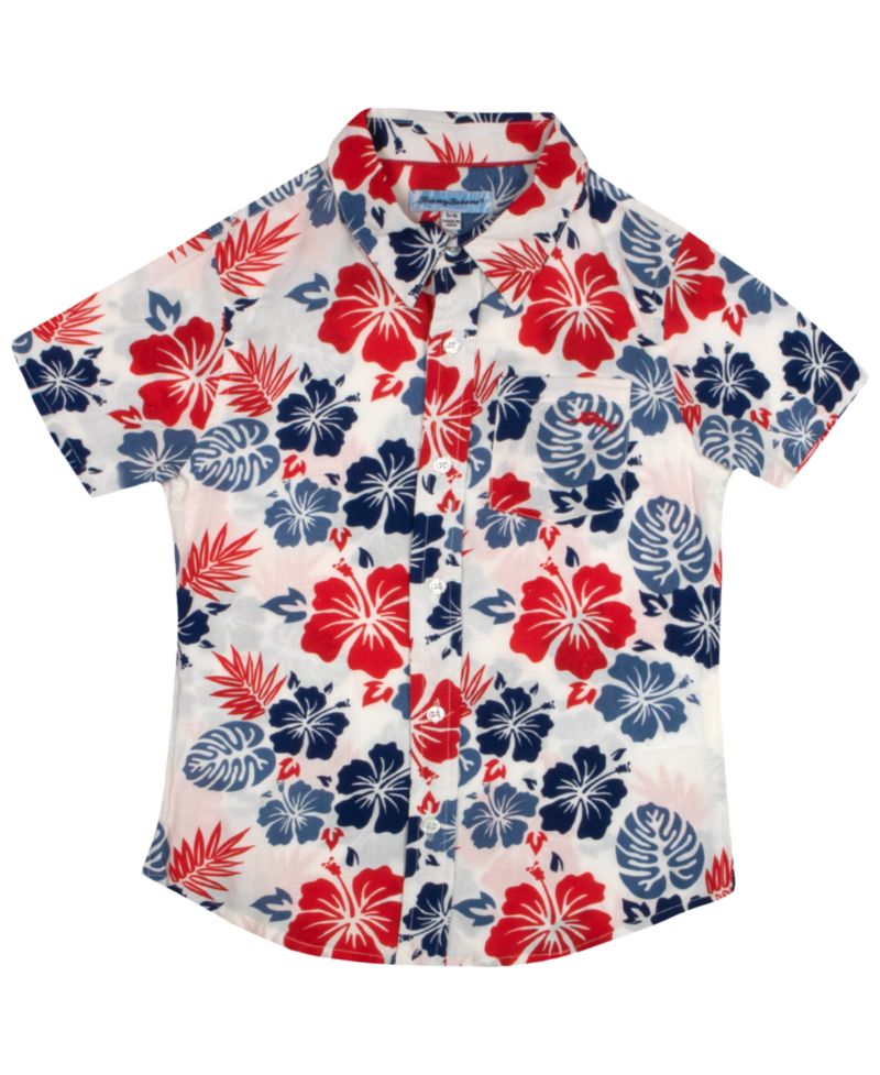 Big Boys Classic Woven Button Down Shirt