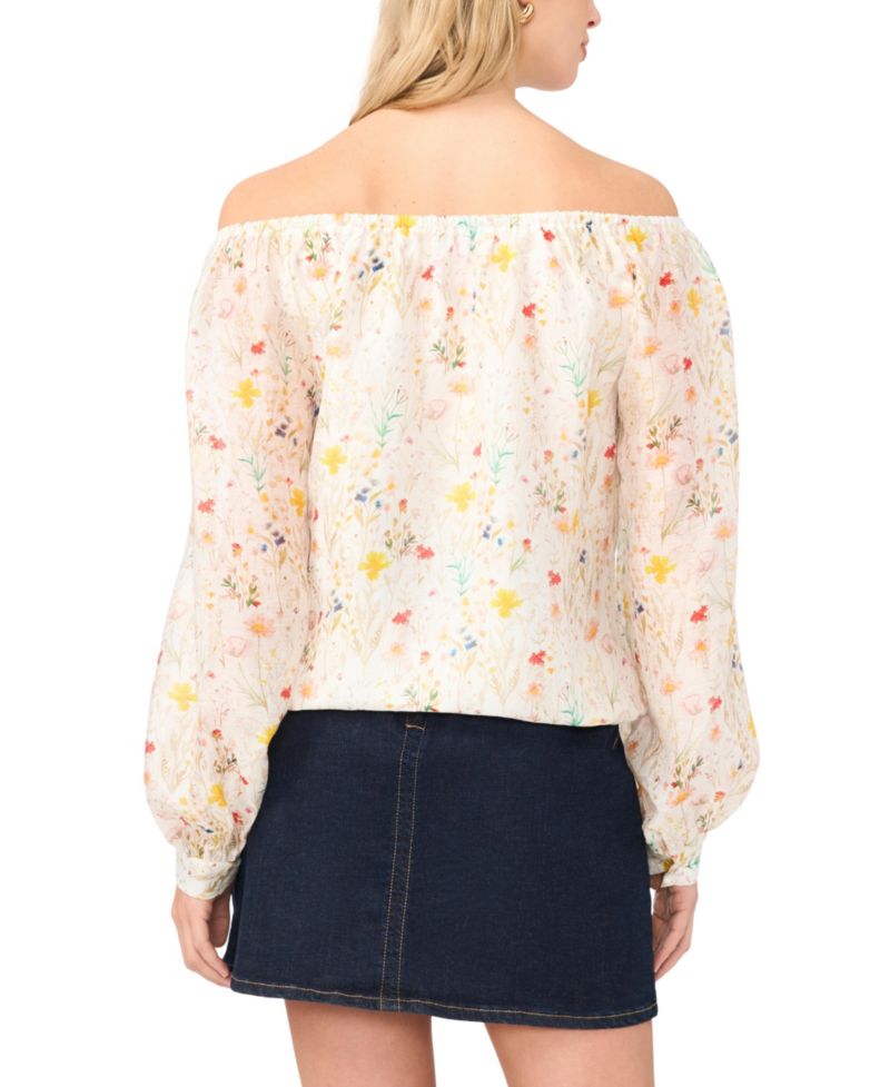 Women's Off-The-Shoulder Long-Sleeve Blouse