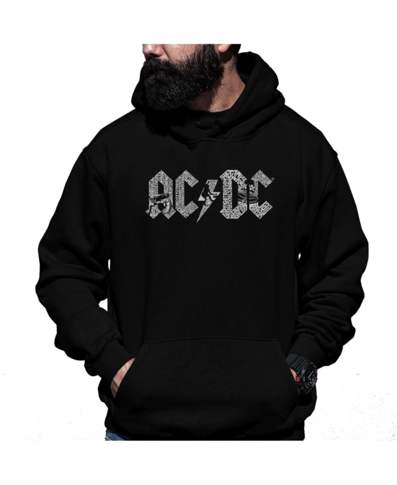 Men's AC/DC Word Art Hooded Sweatshirt