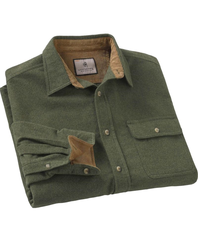 Big & Tall Buck Camp Long Sleeve Casual Fit Button Down Shirt