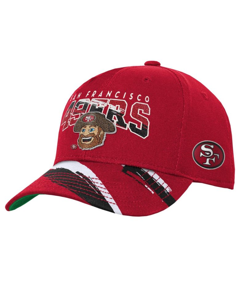 Big Boys and Girls Scarlet San Francisco 49ers Big Head Pro Crown Snapback Hat