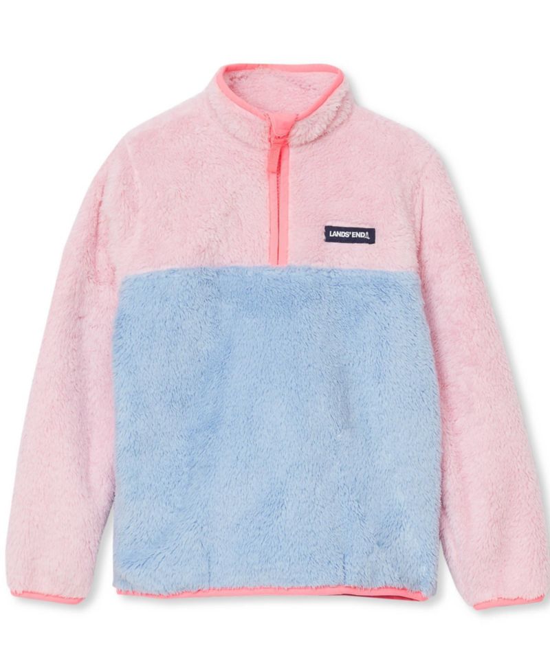 Kids Heritage Fleece Quarter Zip Pullover Top