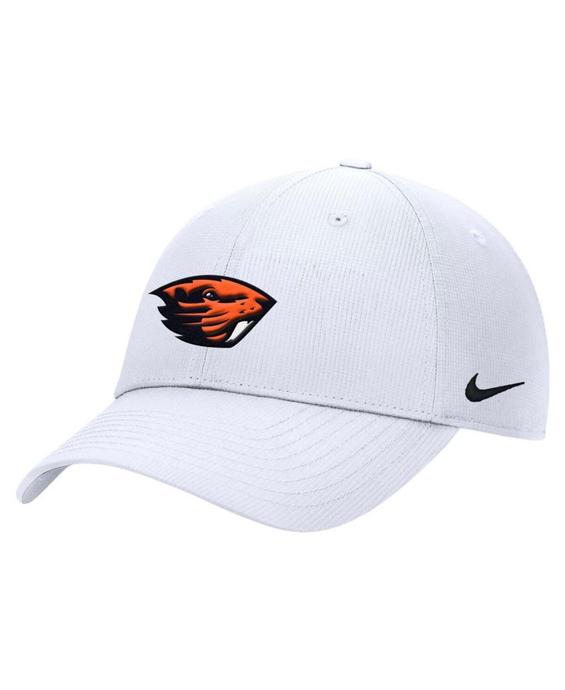 Men's White Oregon State Beavers 2025 On-Field Club Performance Adjustable Hat