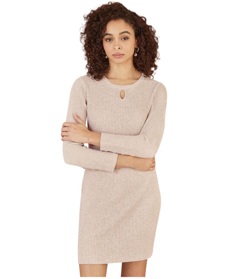 Women's Rib Knit Tunic Dress