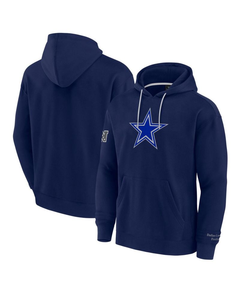 Men's Navy Dallas Cowboys Elements Pace Pullover Hoodie