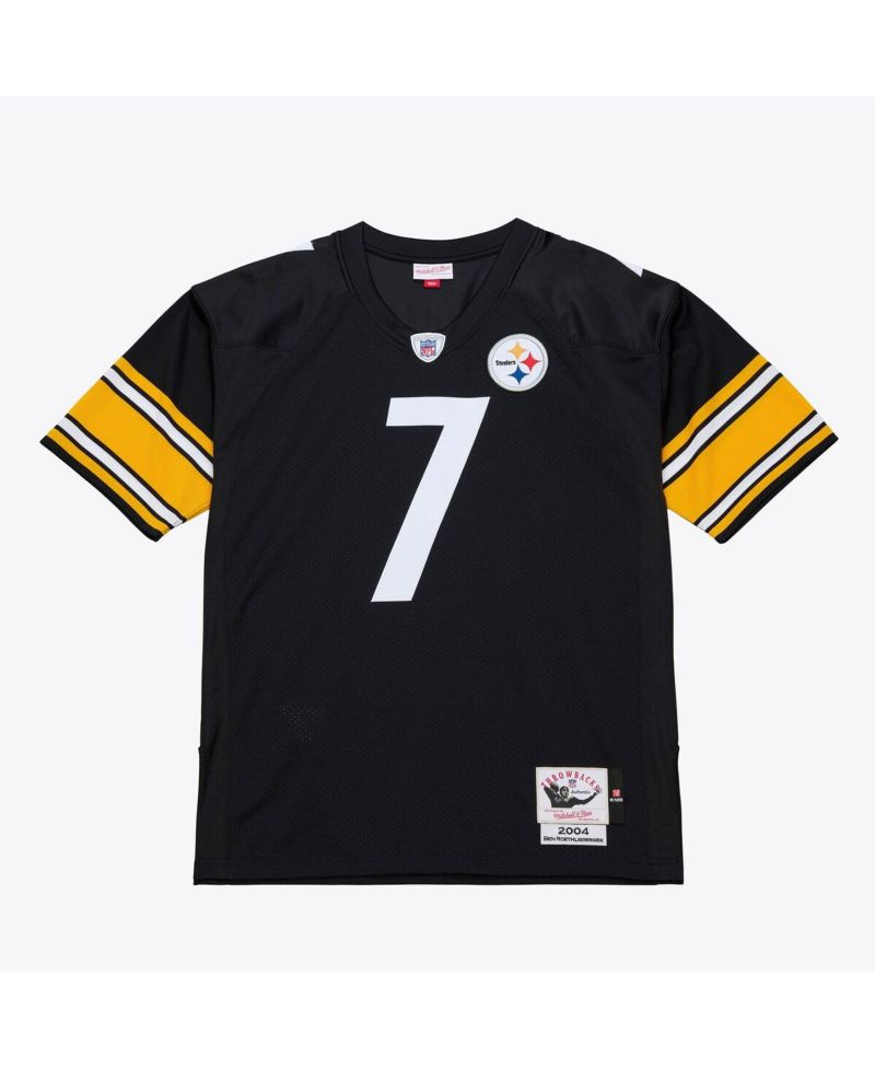 Mitchell Ness Men's Ben Roethlisberger Black Pittsburgh Steelers 2004 Authentic Jersey