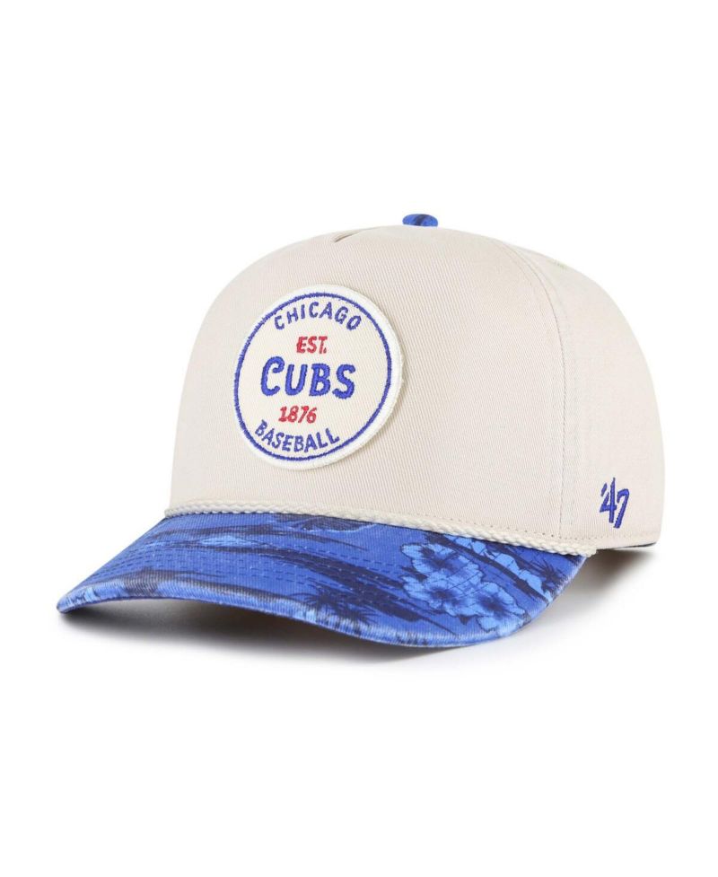 Men's Cream/Navy Chicago Cubs Fiji Rope Hitch Adjustable Hat