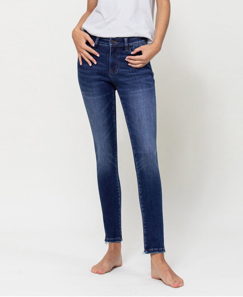 Women's Mid Rise Ankle Skinny Jeans
