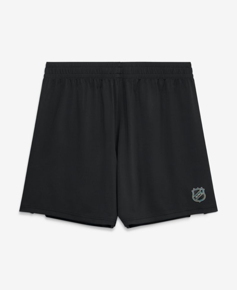 Men's Black Boston Bruins Authentic Pro Training Shorts