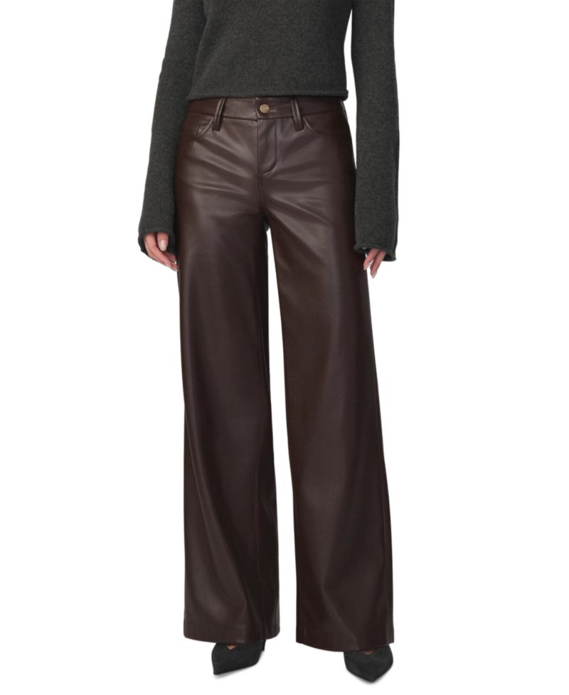 Women's Lou Lou Faux Leather Wide-Leg Pants