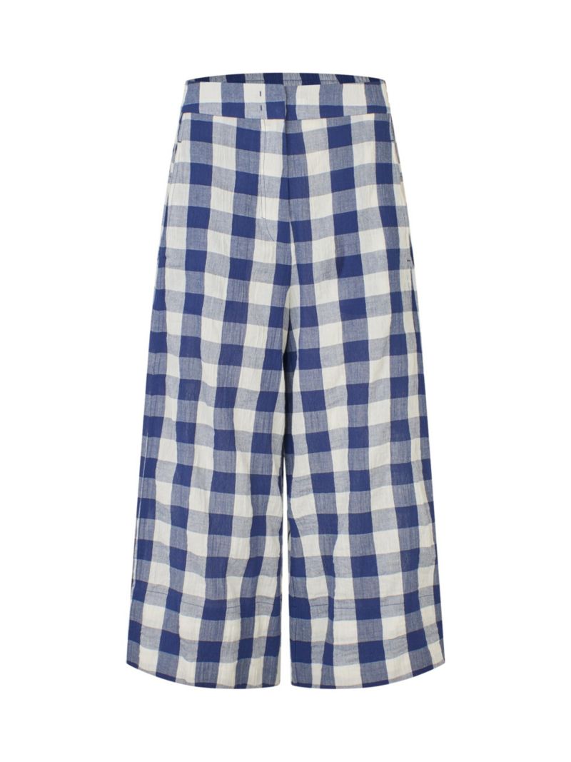 Women's Maportia Gingham Wide-Leg Pants