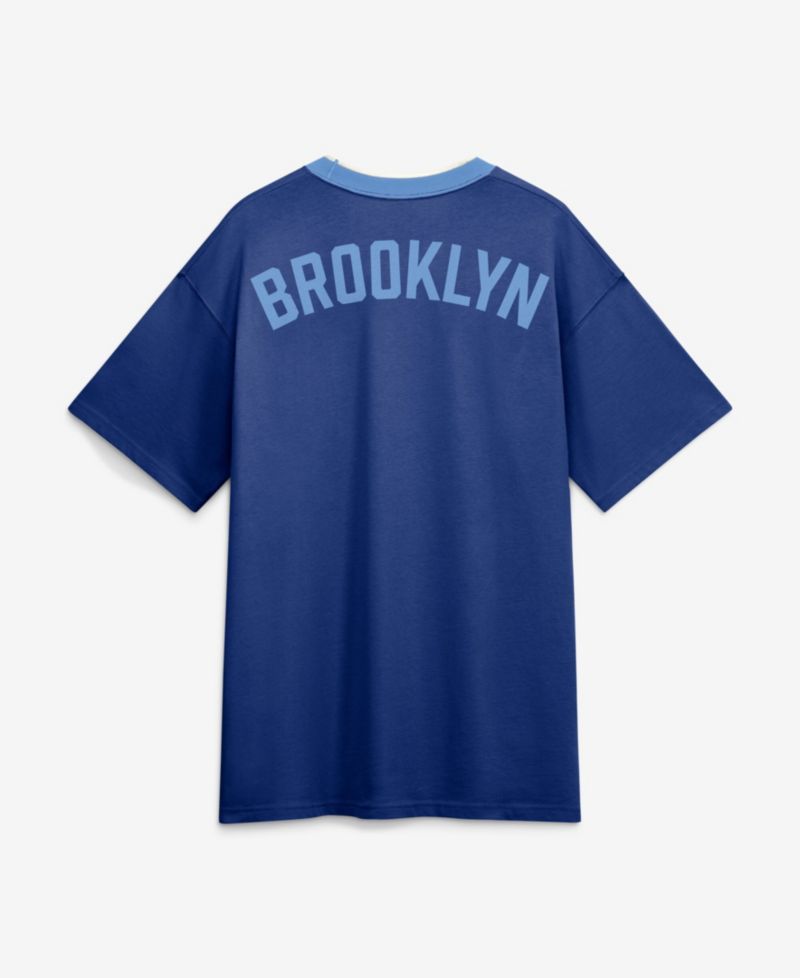 Men's Royal Brooklyn Dodgers Cooperstown Collection Ringer T-Shirt