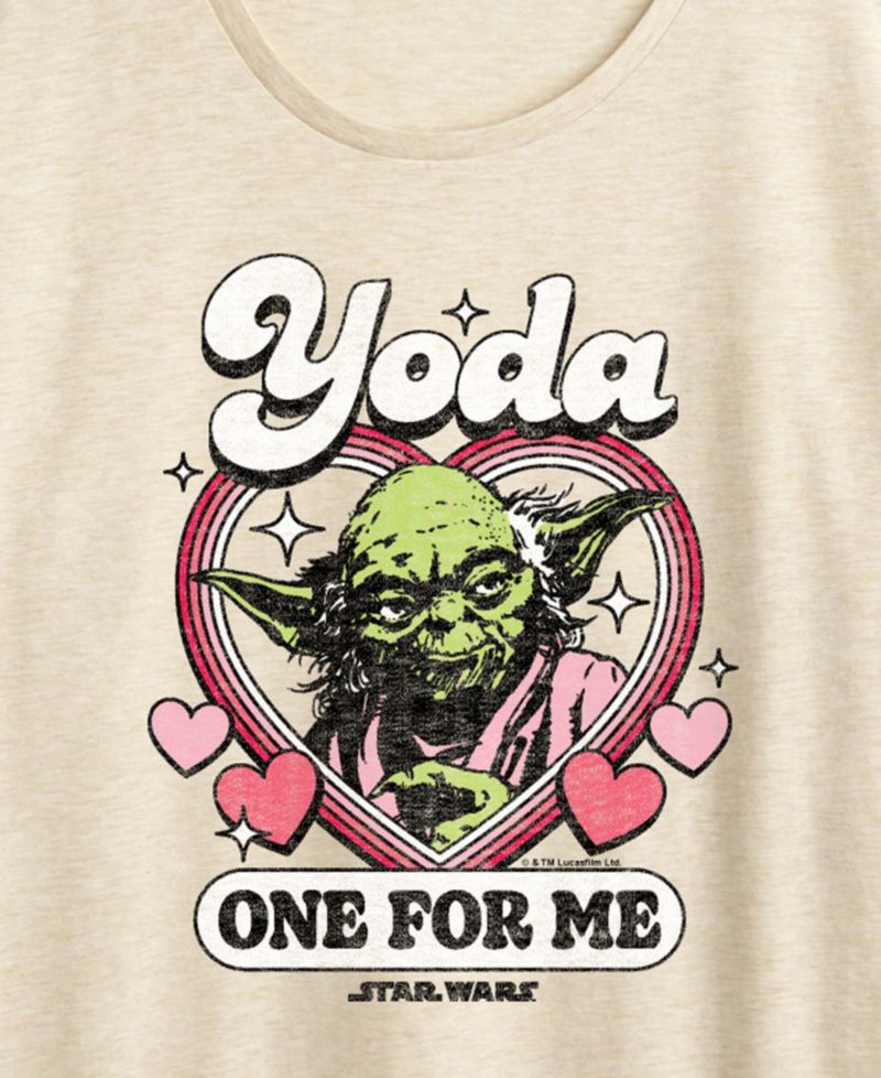 Women's Star Wars Yoda One For Me Short-Sleeve Graphic T-Shirt