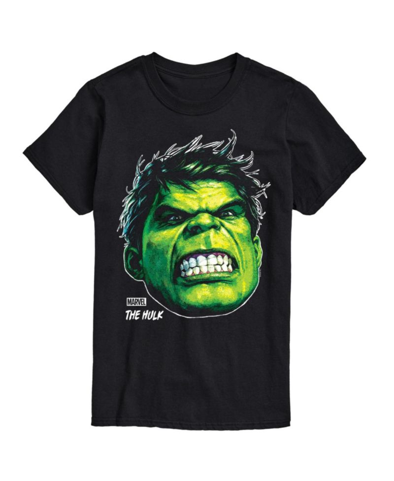 Men's Hulk Face Oversized Short Sleeve T-Shirt