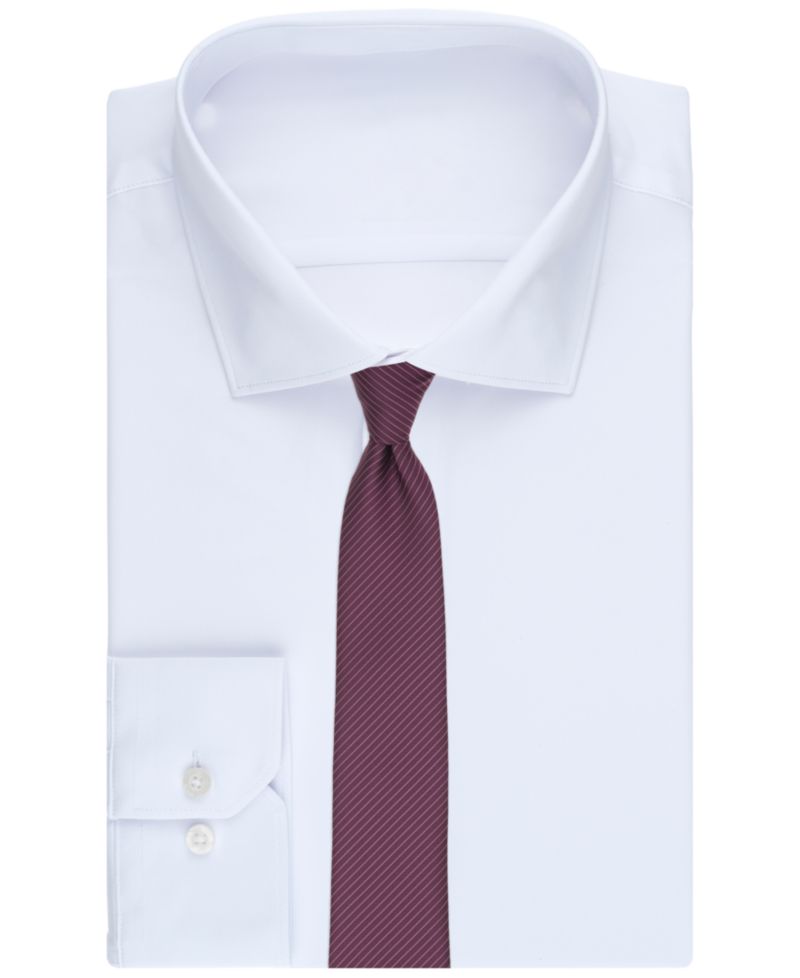 Men's Aero Fine Line Stripe Slim Silk Tie
