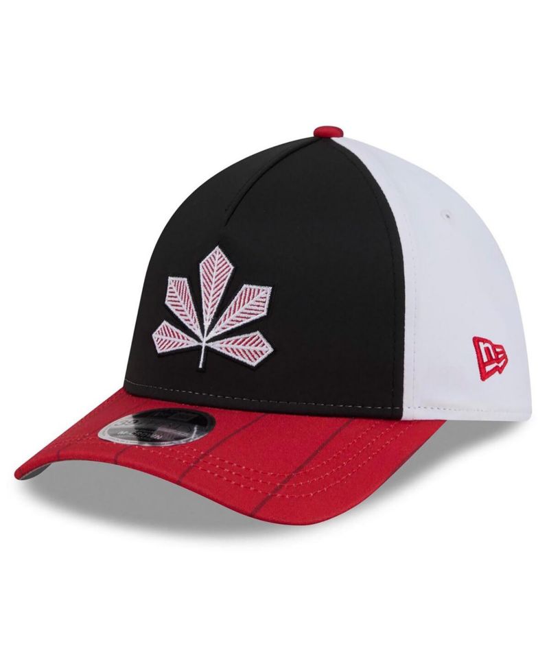 Men's Black/Red Cincinnati Reds 2026 City Connect M-Crown A-Frame 39THIRTY Flex Hat