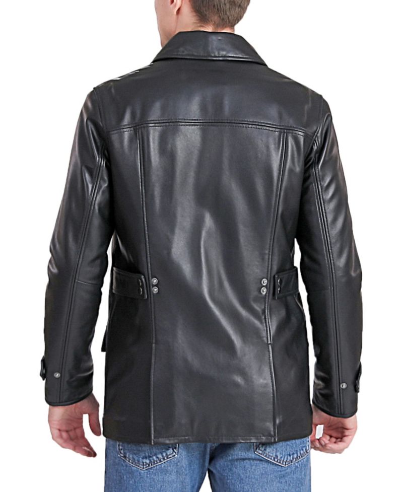 Big & Tall Hunter Leather Coat
