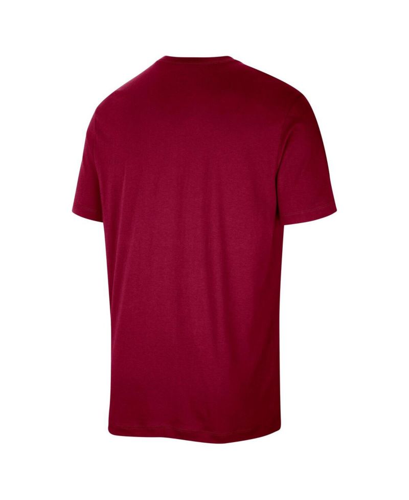 Men's Wine Cleveland Cavaliers 2025/26 On-Court Flare Performance Practice T-Shirt