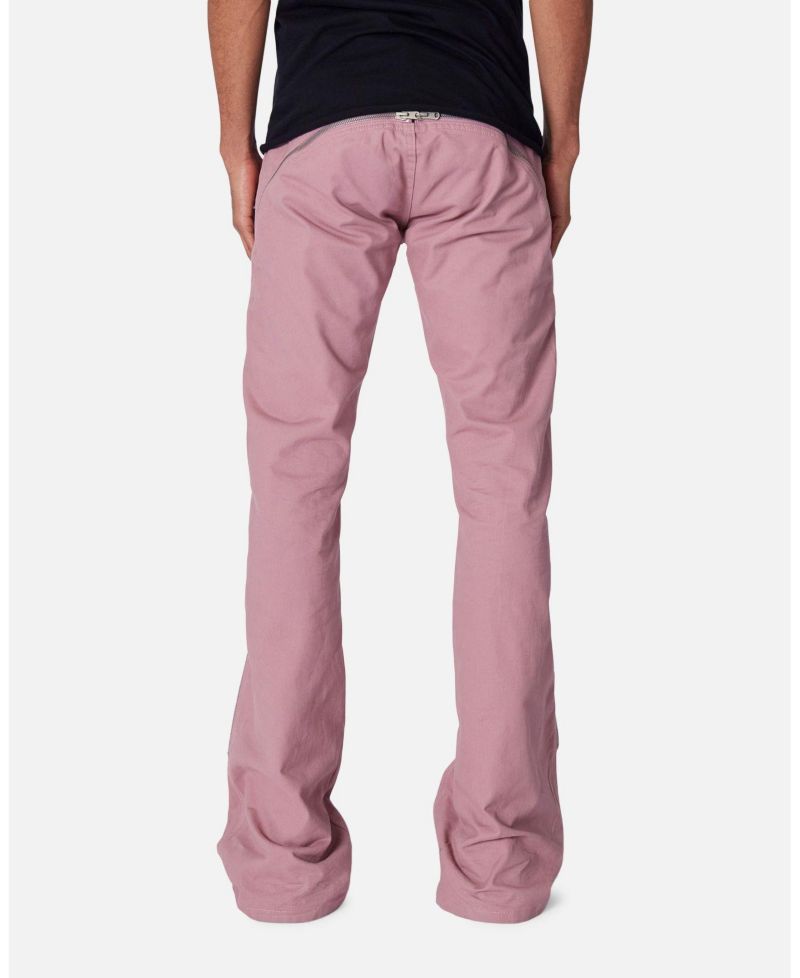 D519 Zipper Flare Denim Jeans
