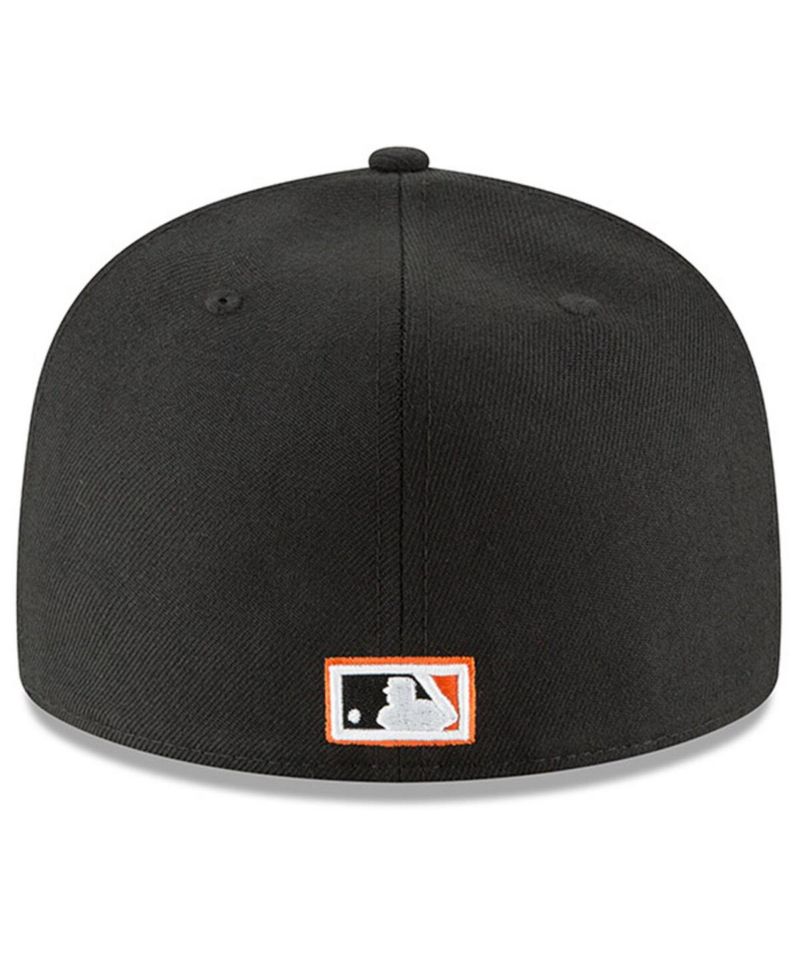Men's Black Baltimore Orioles Cooperstown Collection Wool 59FIFTY Fitted Hat