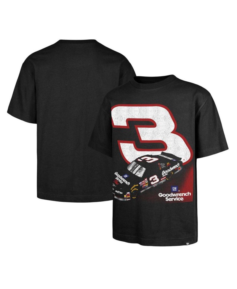 Men's Black Richard Childress Racing 3 Race Day Foundation Heavyweight T-Shirt